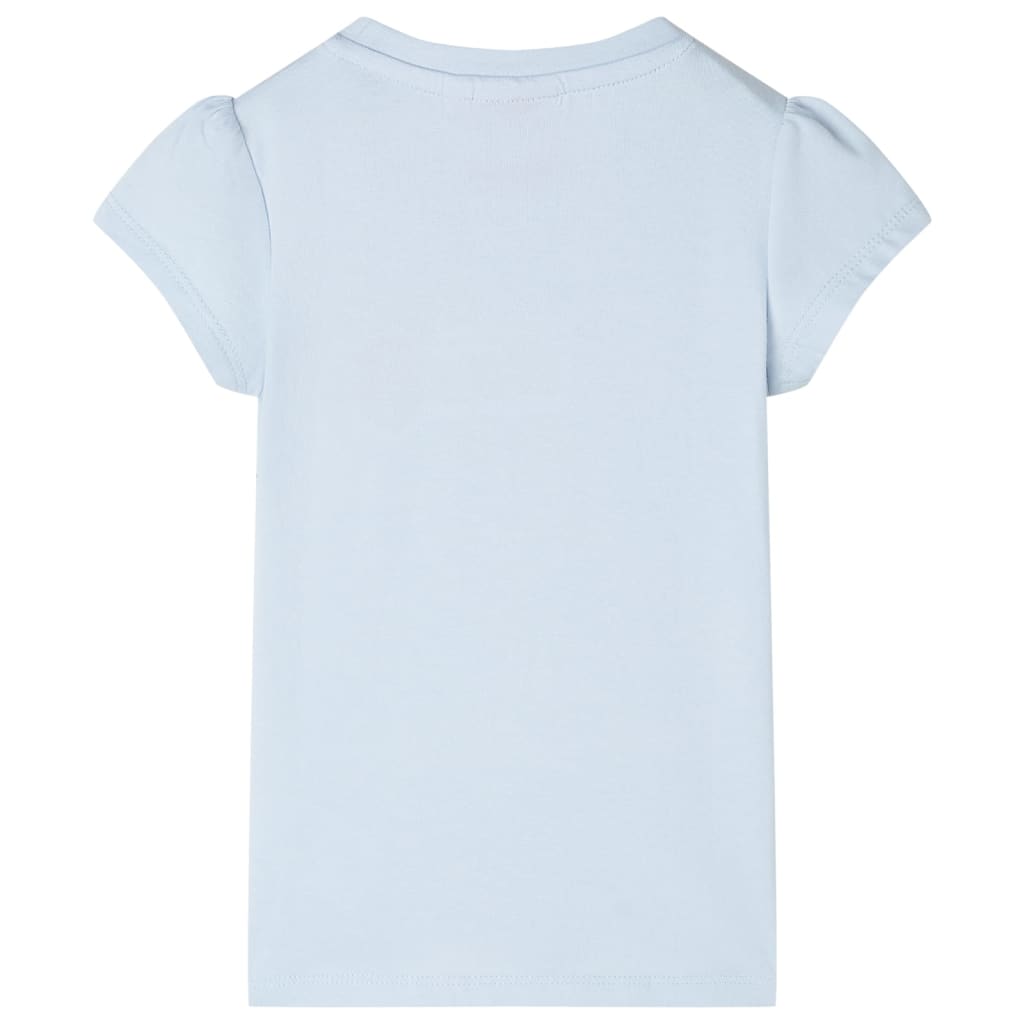 Vidaxl kindershirt 116 lichtblauw