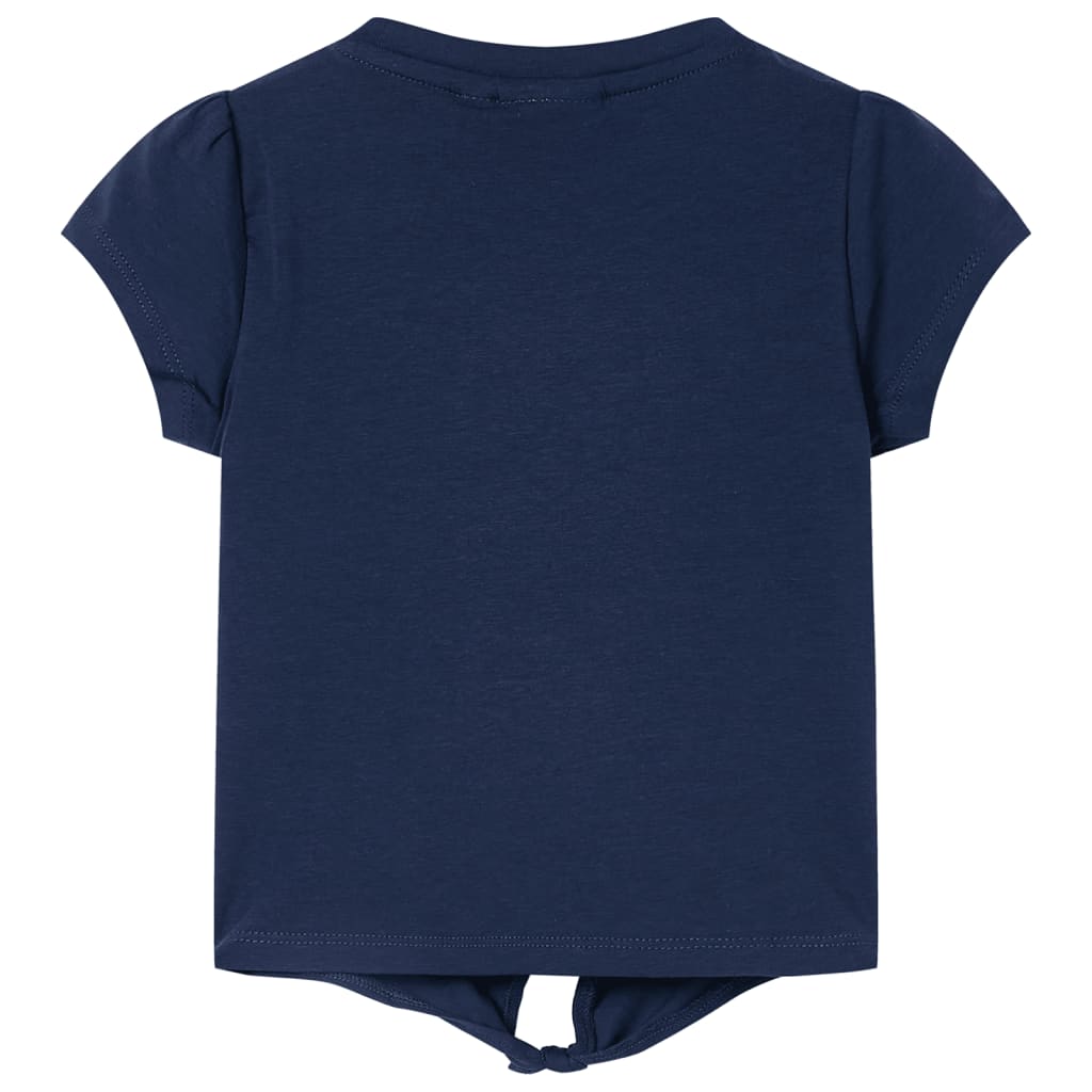VidaXL Kindershirt 104 marineblauw