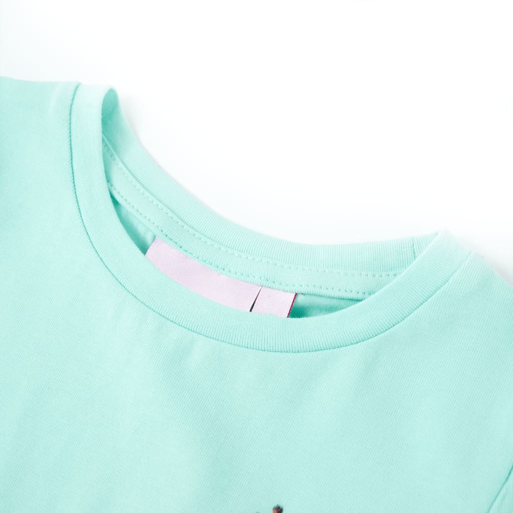 Vidaxl kindershirt 140 lichtzeeblauw