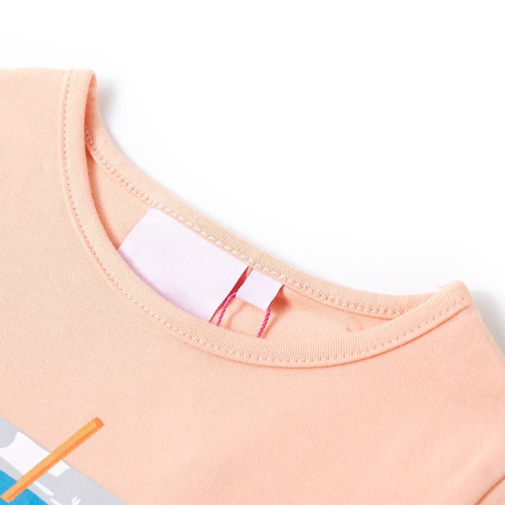 VidaXL Kindershirt 140 lichtoranje