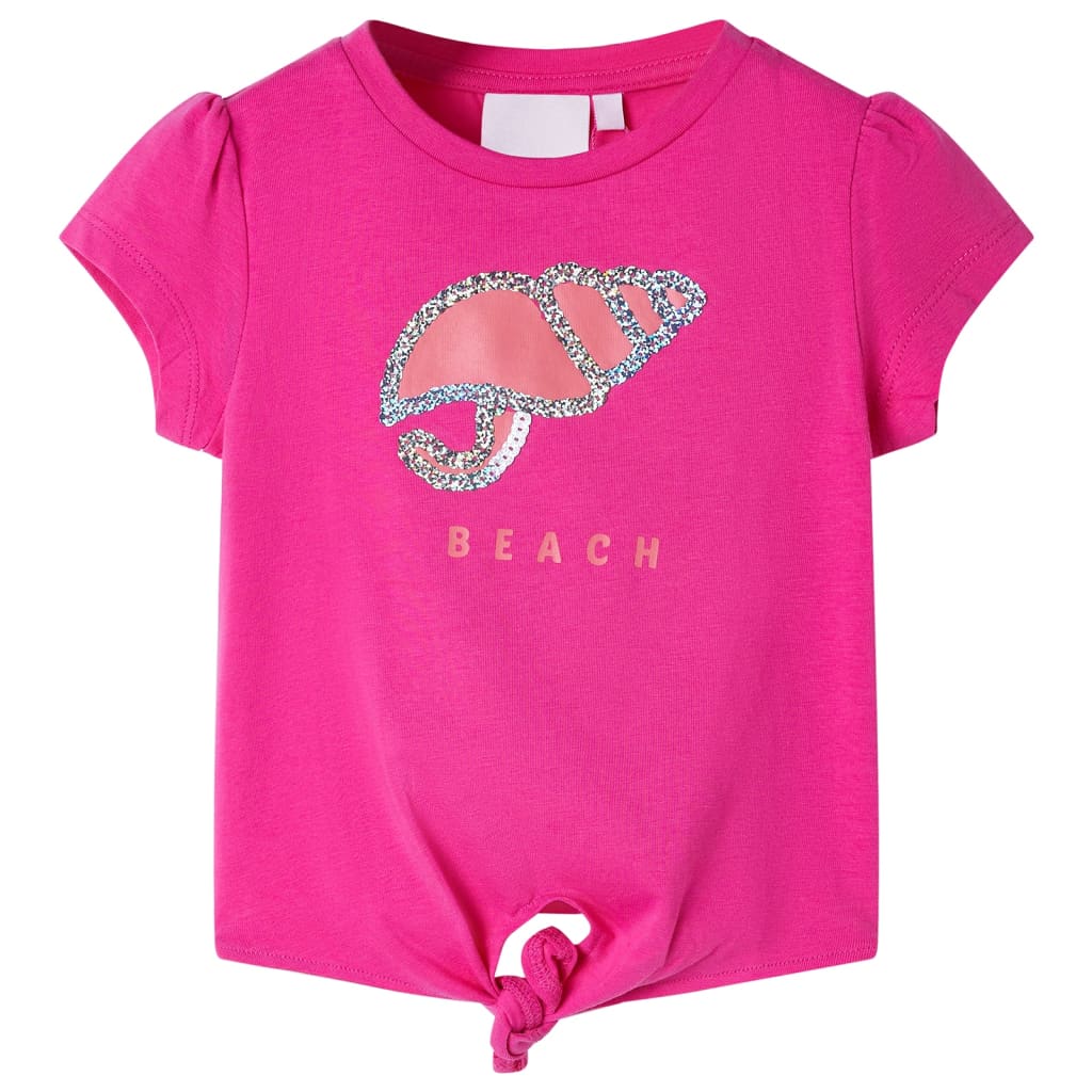 Vidaxl kindershirt 140 donkerroze