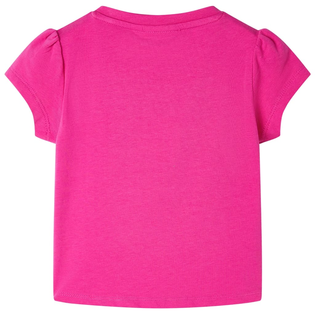 Vidaxl kindershirt 140 donkerroze