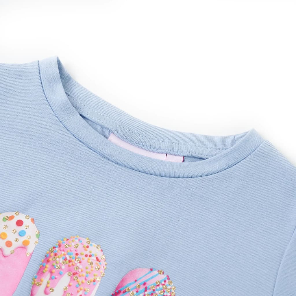 Vidaxl kindershirt 104 blauw