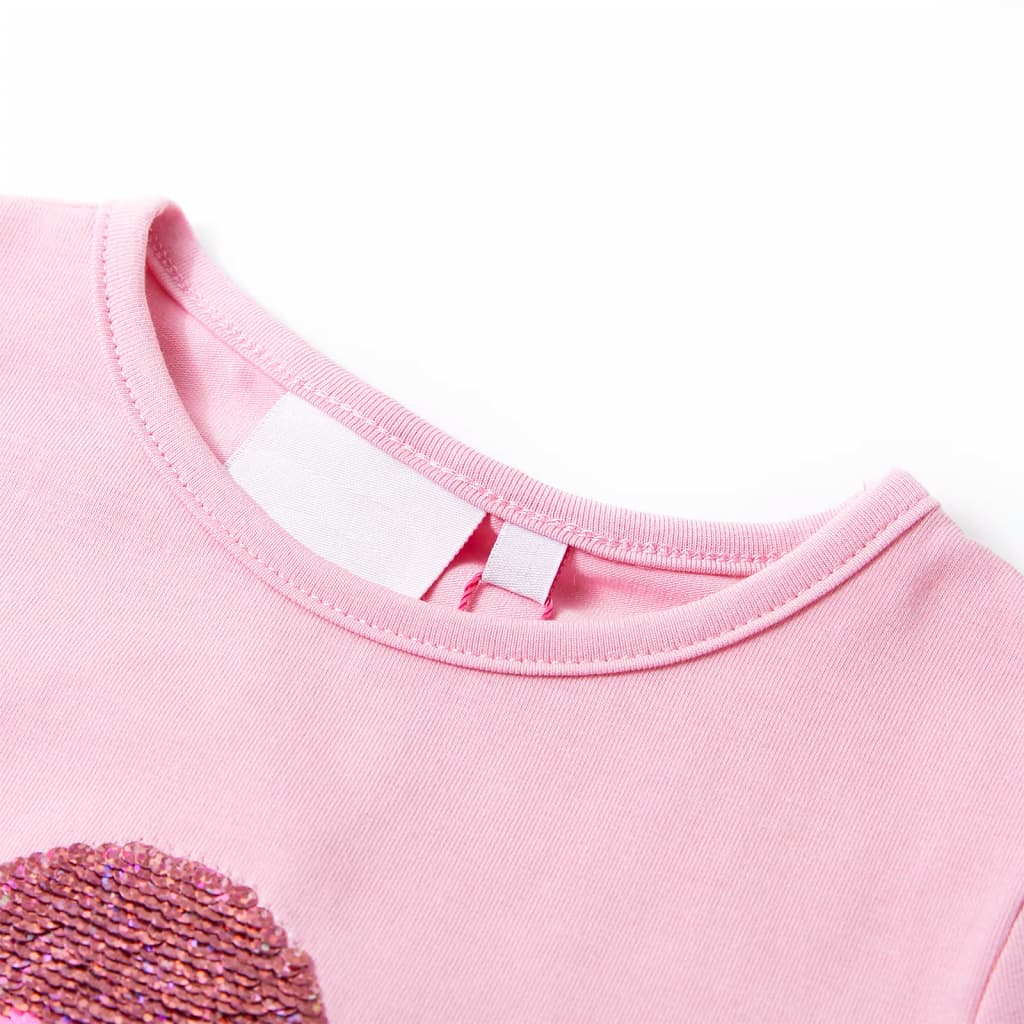 Vidaxl kindershirt 92 felroze