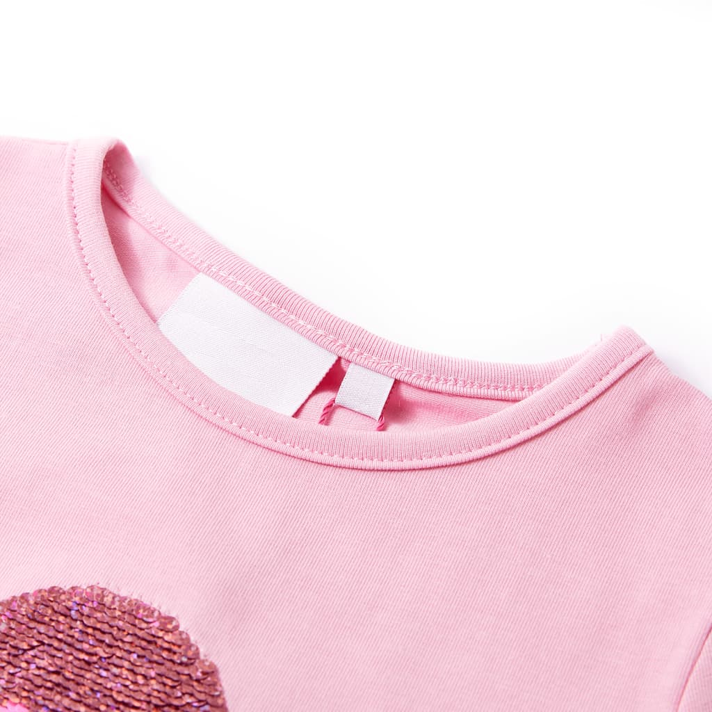Vidaxl kindershirt 104 felroze