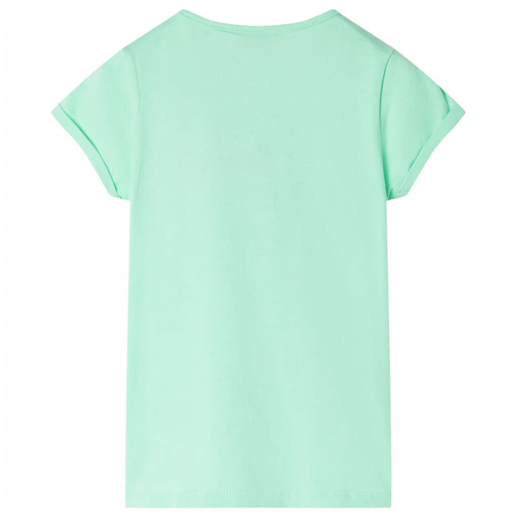 Vidaxl kindershirt 92 felgroen