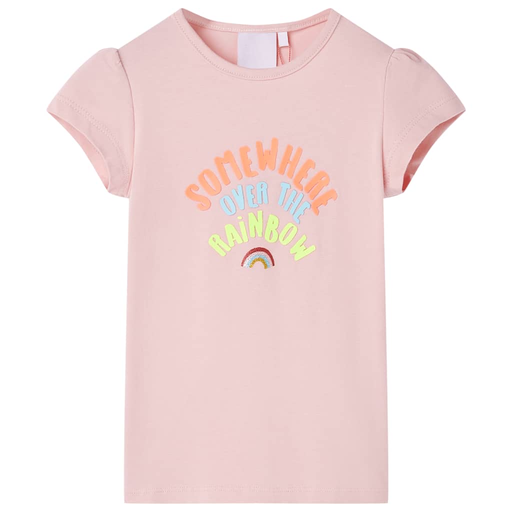 VidaXL Kindershirt 104 lichtroze