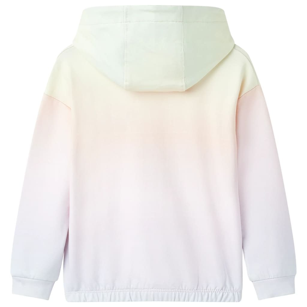 Vidaxl kindertrui met capuchon 104 sterrenwit