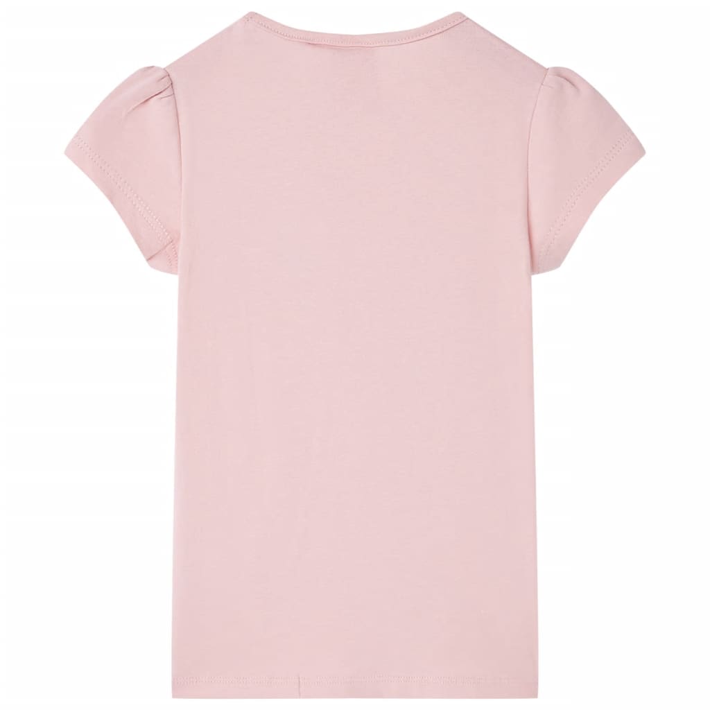 VidaXL Kindershirt 92 lichtroze