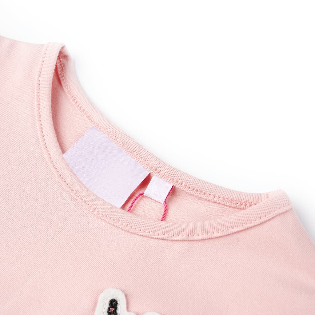 VidaXL Kindershirt 116 lichtroze