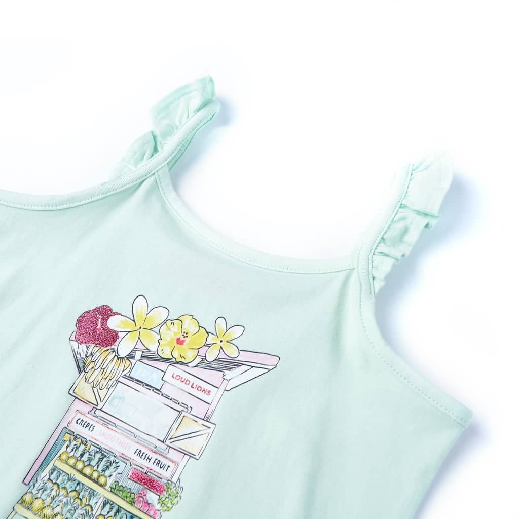 VidaXL Kindertopje 128 lichtmintkleurig