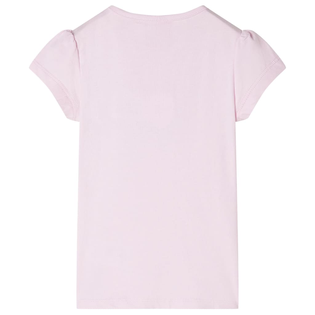 Vidaxl kindershirt met kapmouwen 128 zachtroze