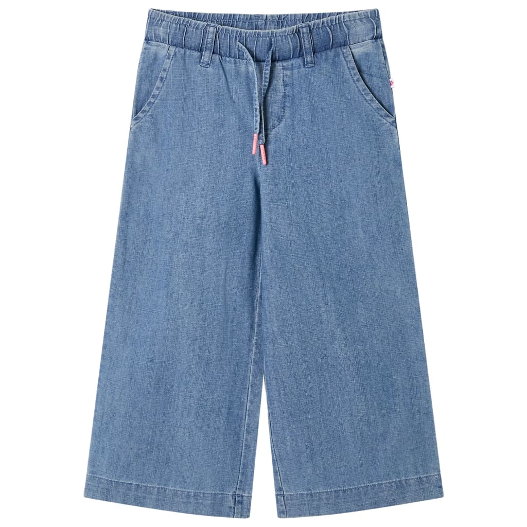 Vidaxl kinderbroek 104 denimblauw