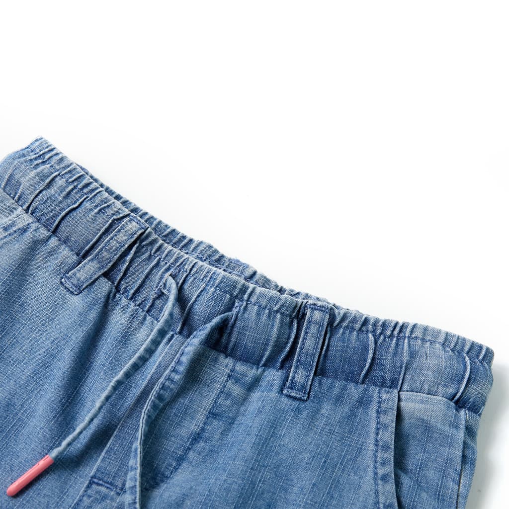 Vidaxl kinderbroek 104 denimblauw
