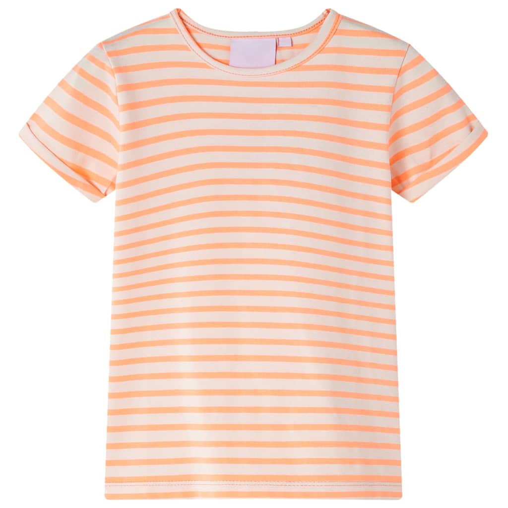 VidaXL Kindershirt 116 neon oranje