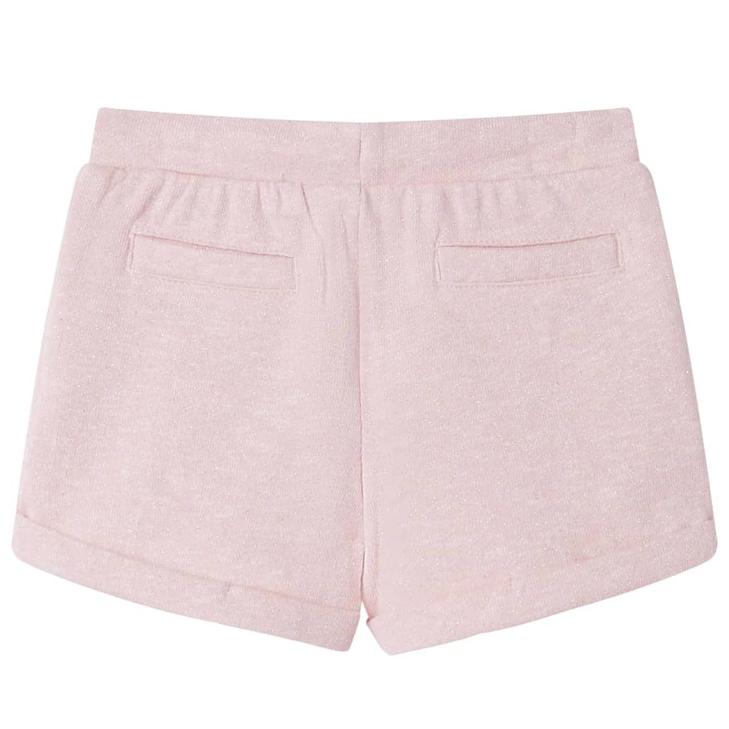 Vidaxl kindershorts met trekkoord 128 gemengd lichtroze