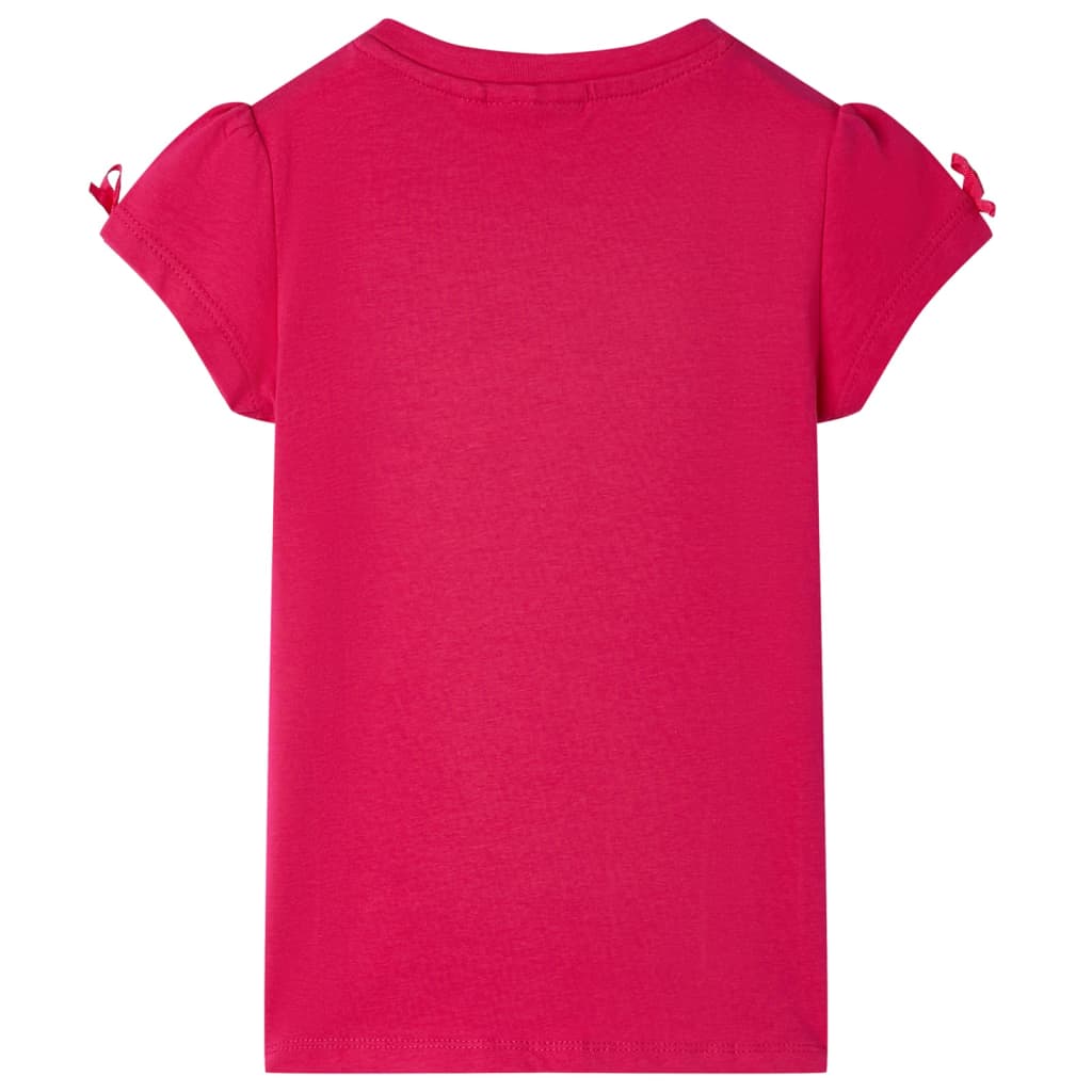 Vidaxl kindershirt 104 felroze