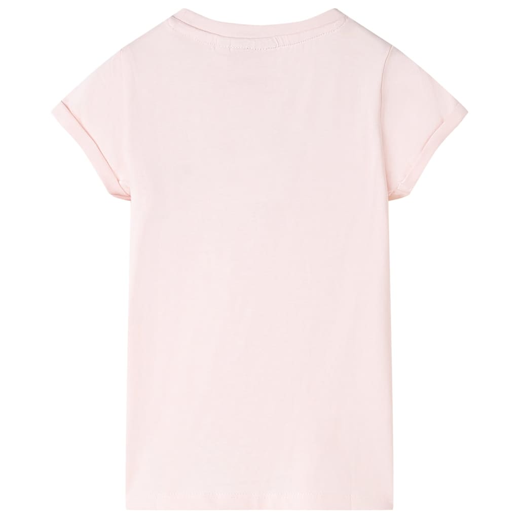 VidaXL Kindershirt 128 zachtroze