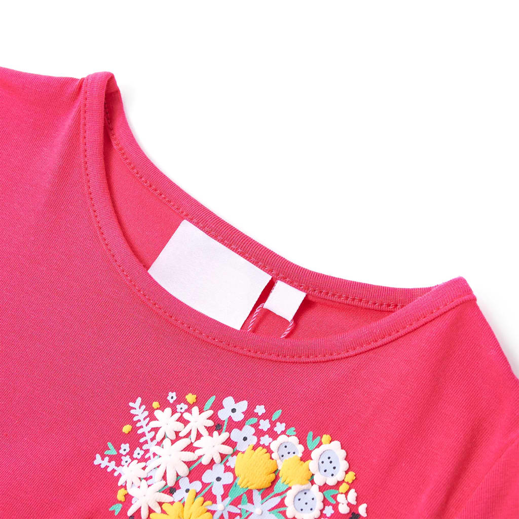 Vidaxl kindershirt 140 felroze