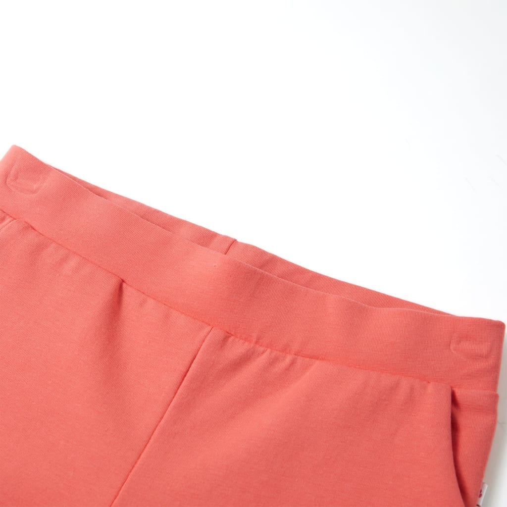 Vidaxl kinderbroek met wijde pijpen 128 koraalkleurig