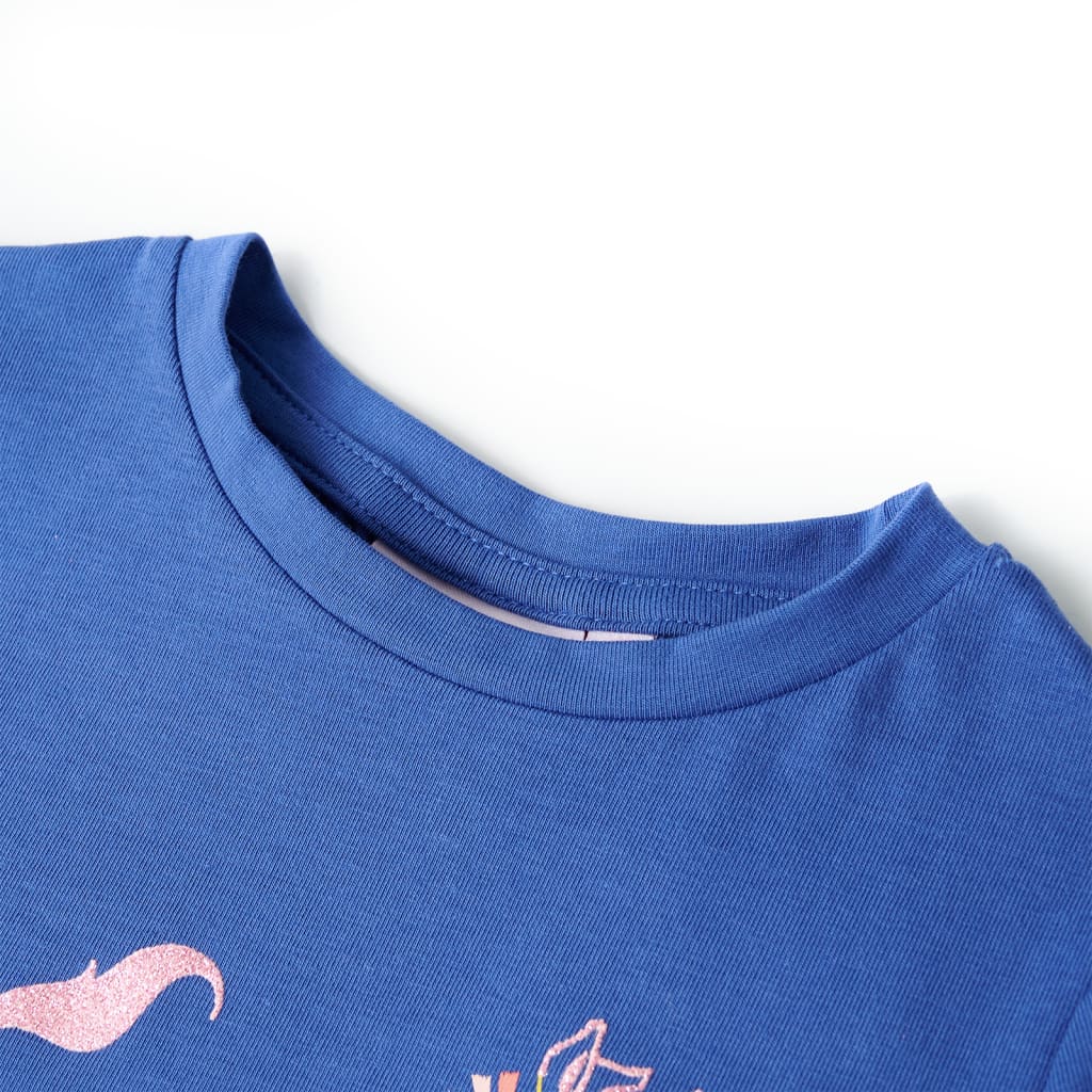 Vidaxl kindershirt 140 kobaltblauw