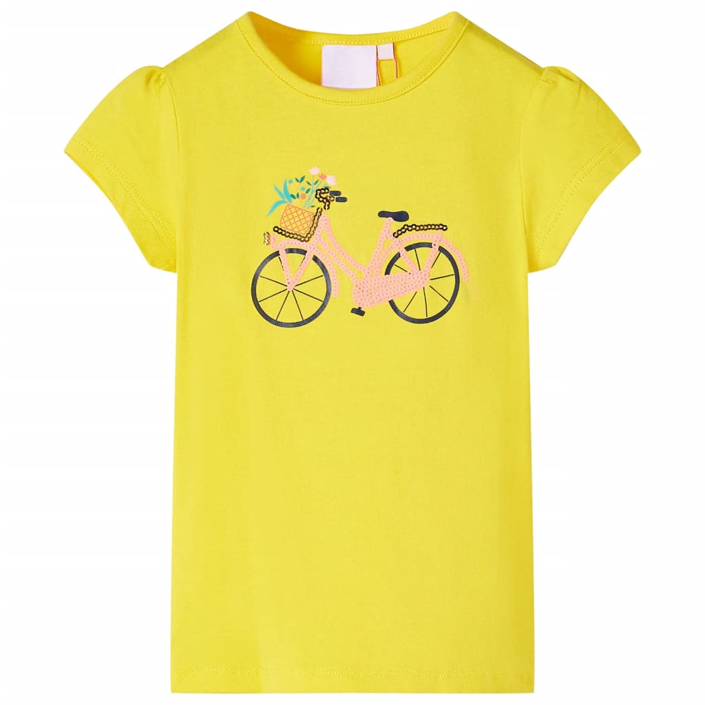 Vidaxl kindershirt 140 geel