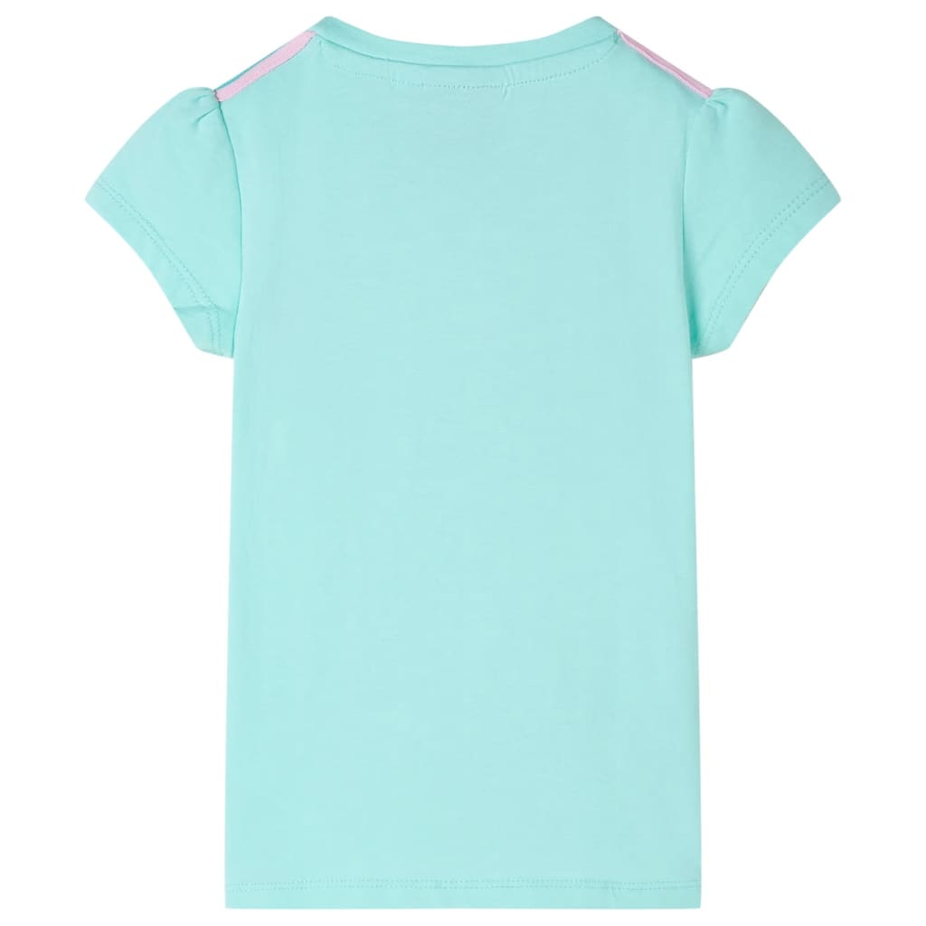 Vidaxl kindershirt 104 lichtmintkleurig
