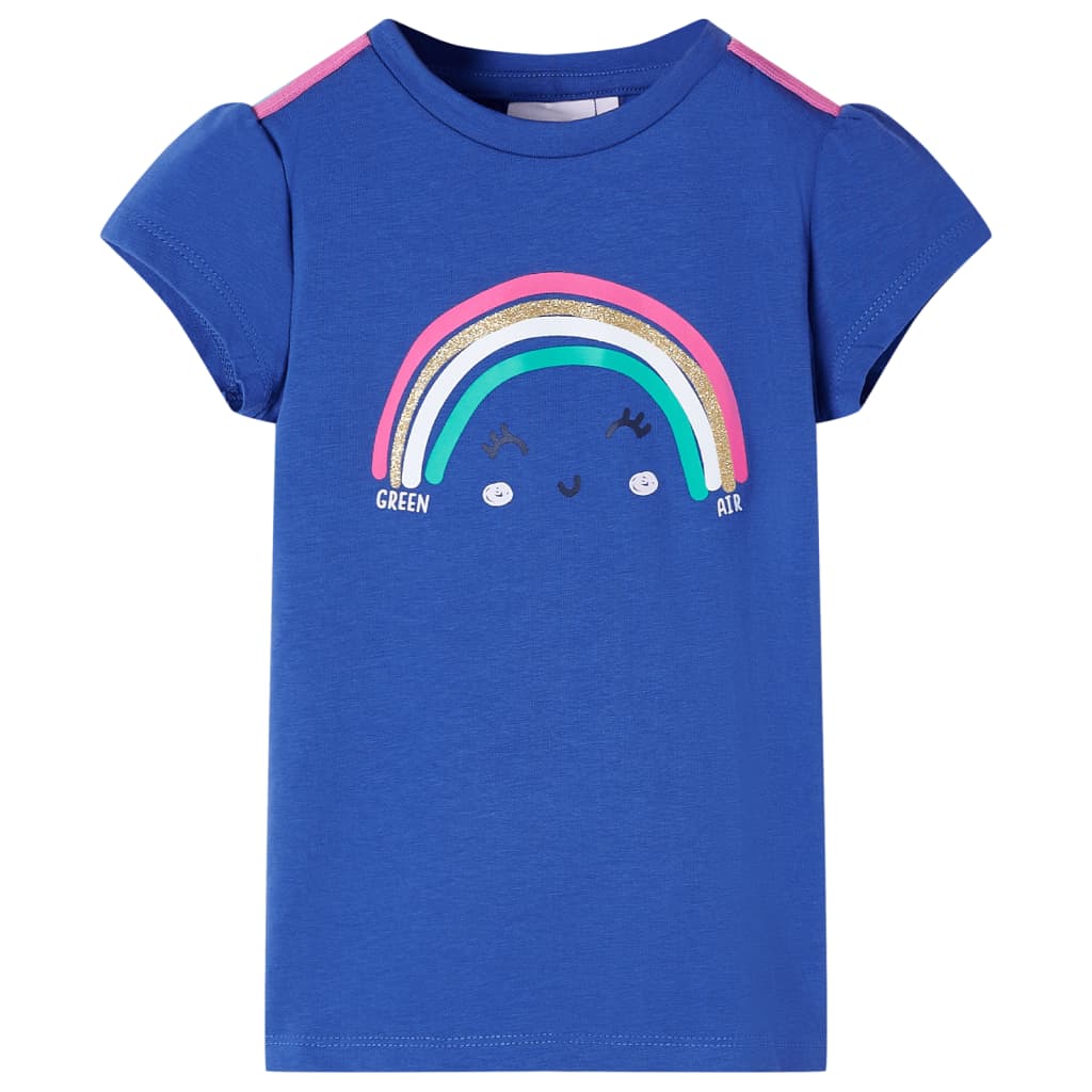 Vidaxl kindershirt 128 kobaltblauw
