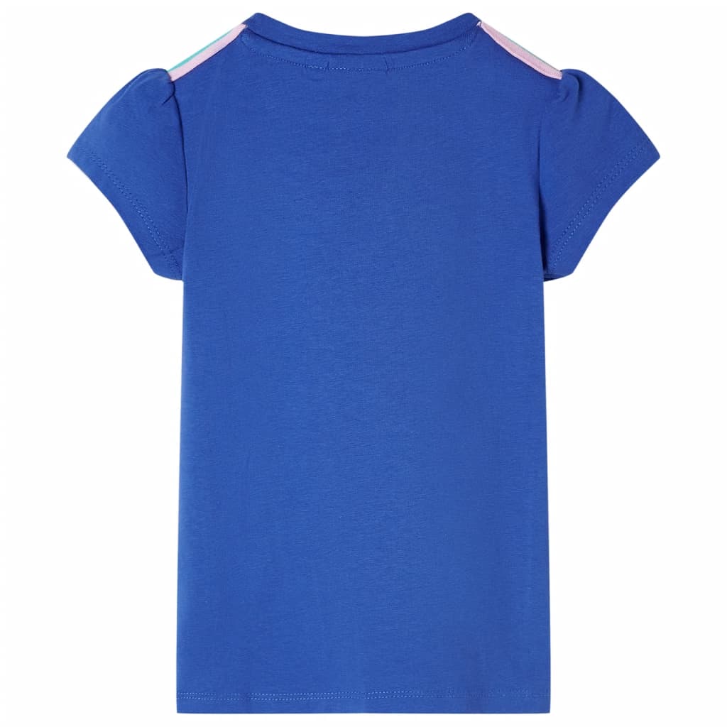 Vidaxl kindershirt 128 kobaltblauw
