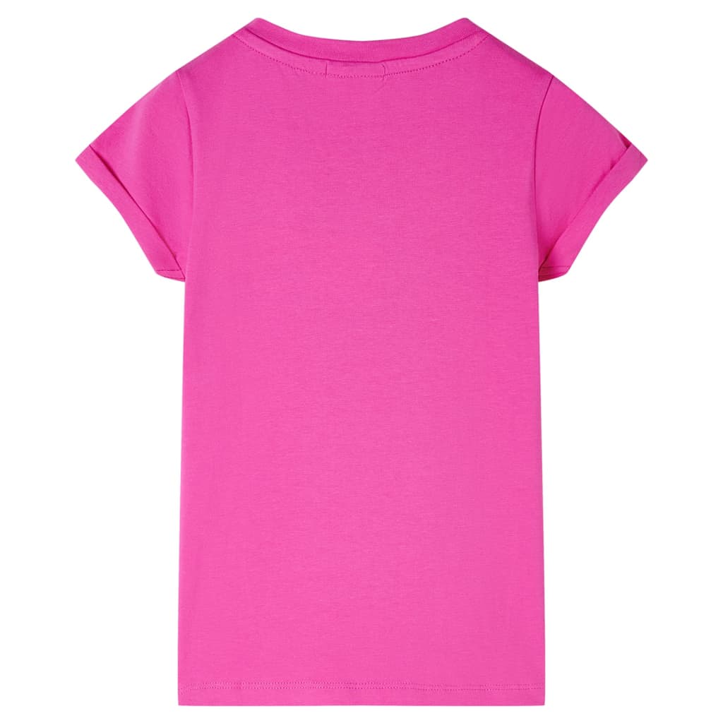 Vidaxl kindershirt 140 donkerroze