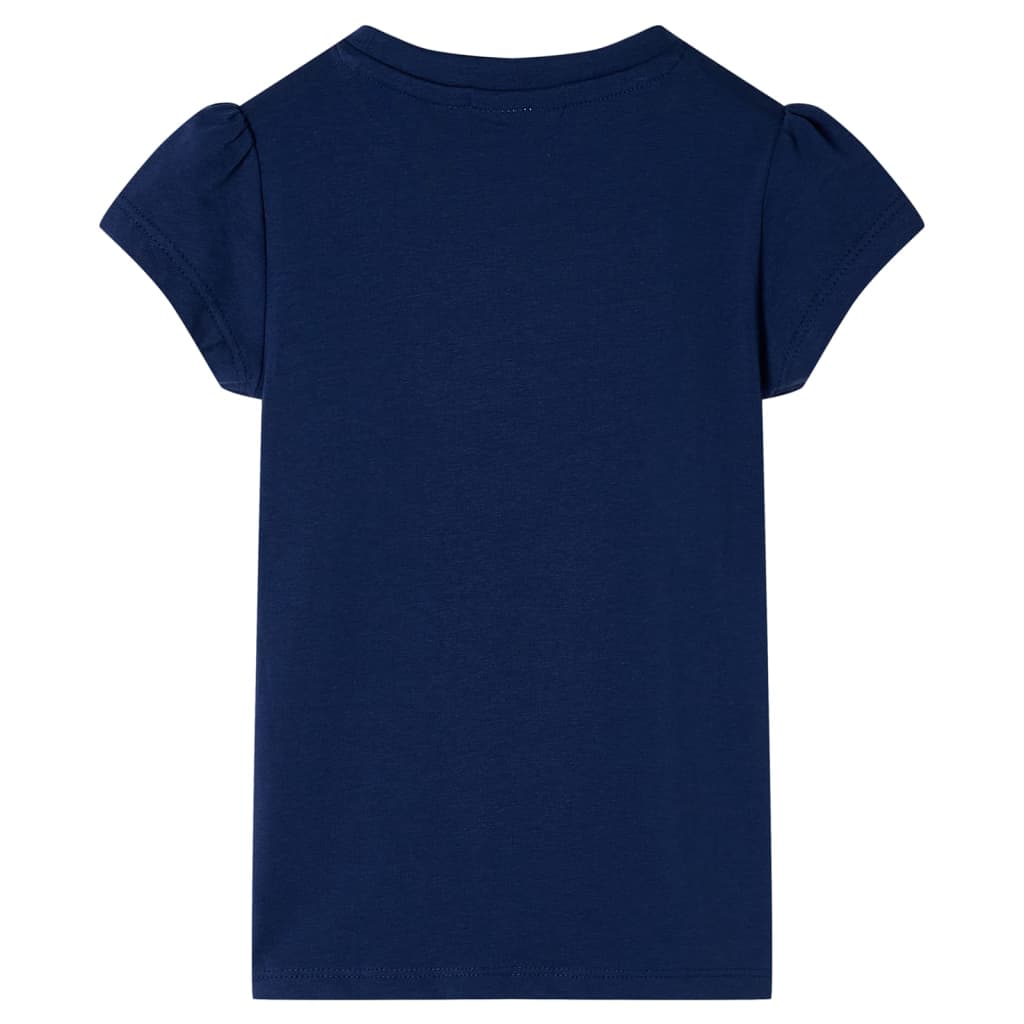 Vidaxl kindershirt 116 marineblauw