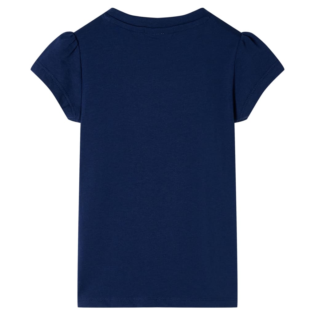Vidaxl kindershirt 140 marineblauw