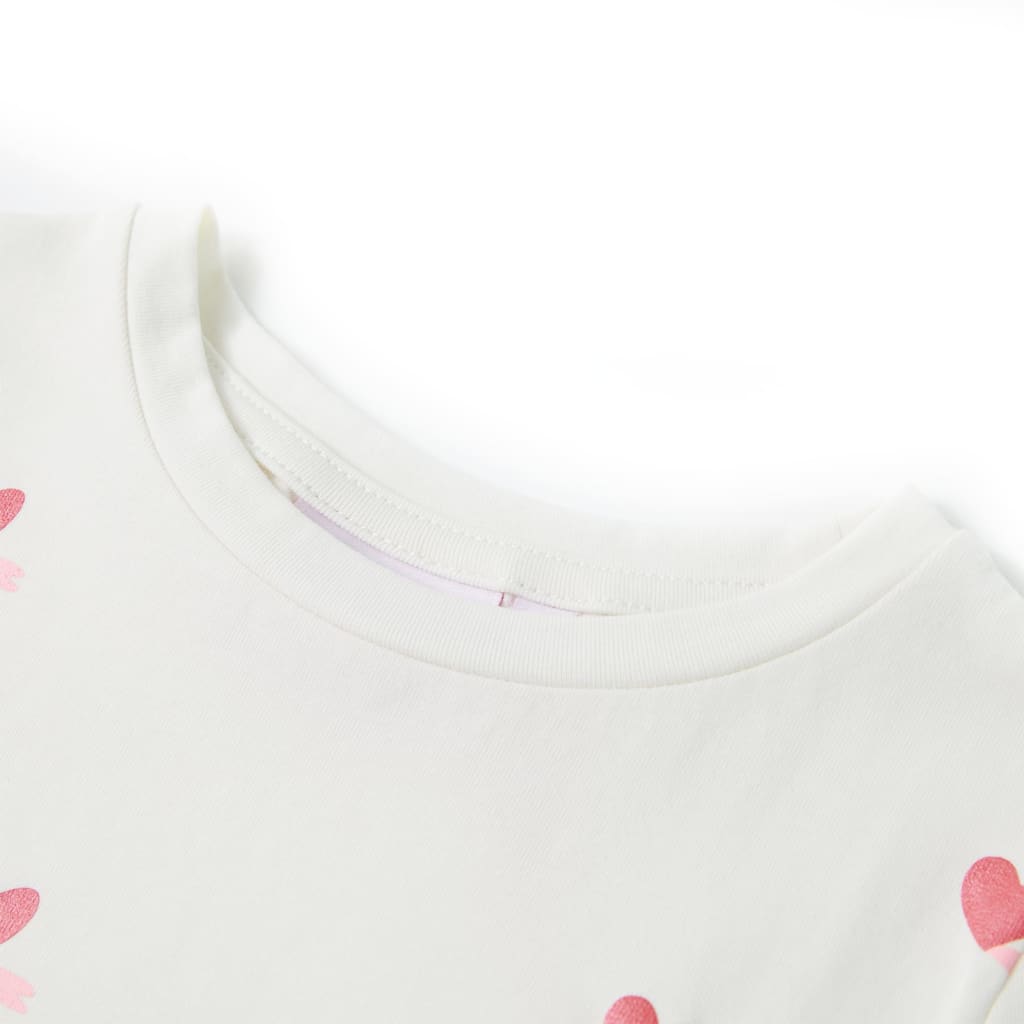 Vidaxl kindershirt 128 ecru