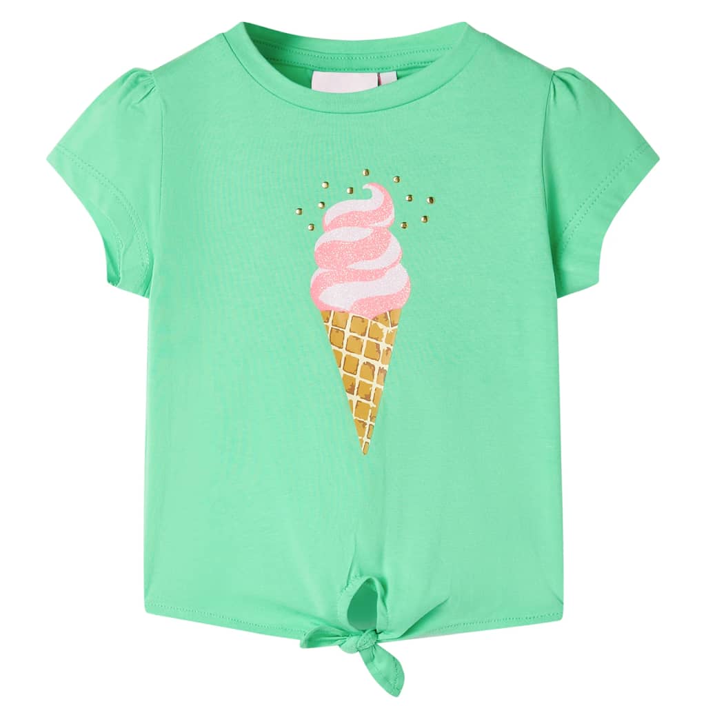 Vidaxl kindershirt 104 lichtgroen