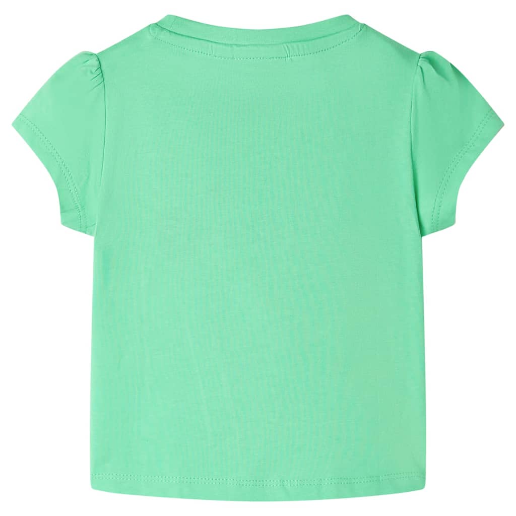 Vidaxl kindershirt 116 lichtgroen