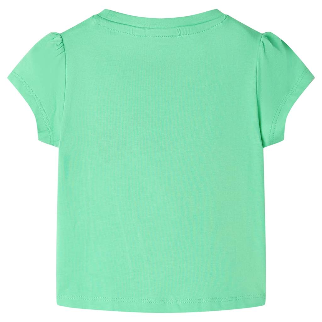 Vidaxl kindershirt 128 lichtgroen