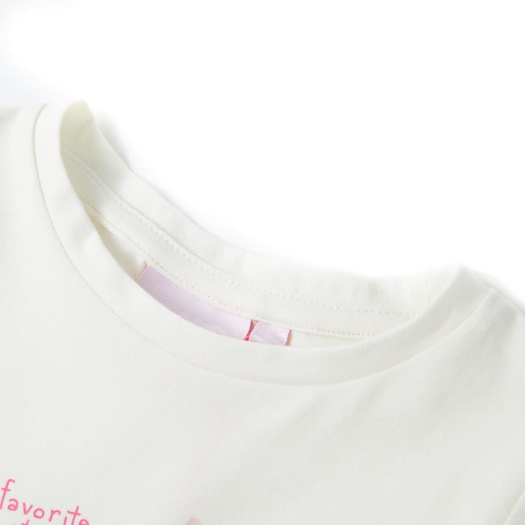 Vidaxl kindershirt 140 ecru
