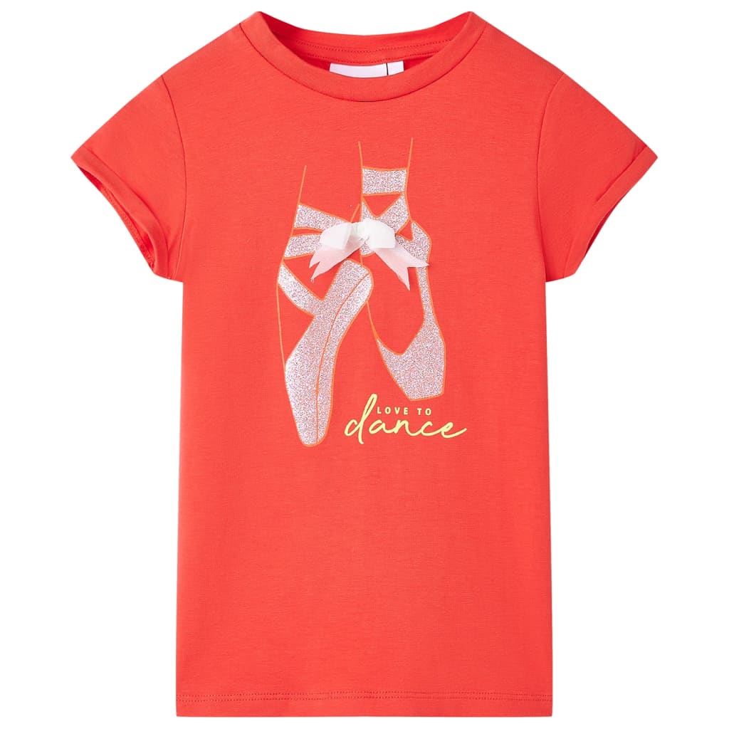 Vidaxl kindershirt 140 rood
