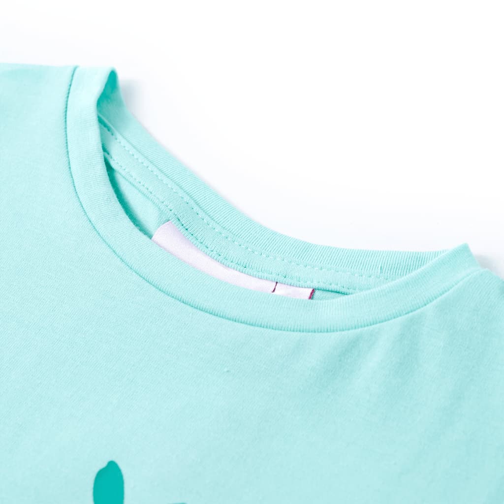 Vidaxl kindershirt 140 lichtmint