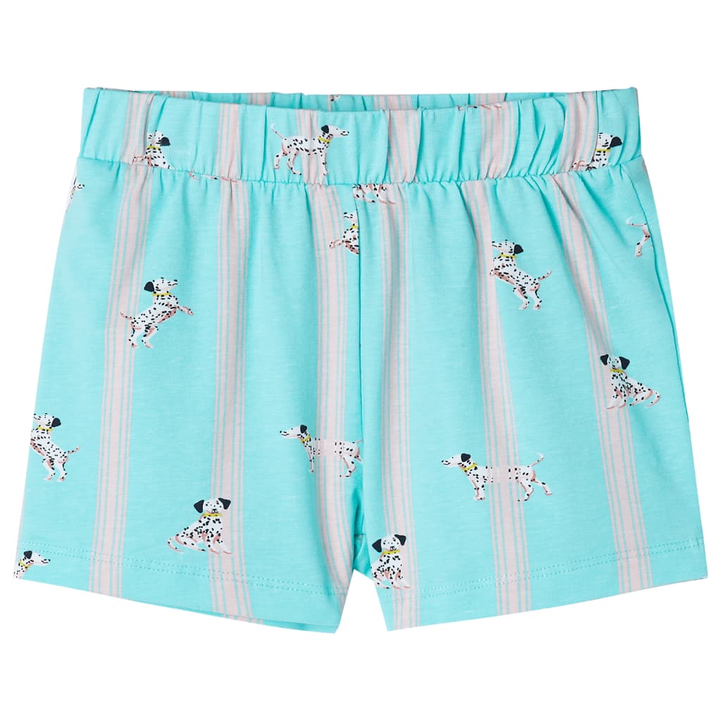 Vidaxl kinderpyjama met korte mouwen 116 blauw