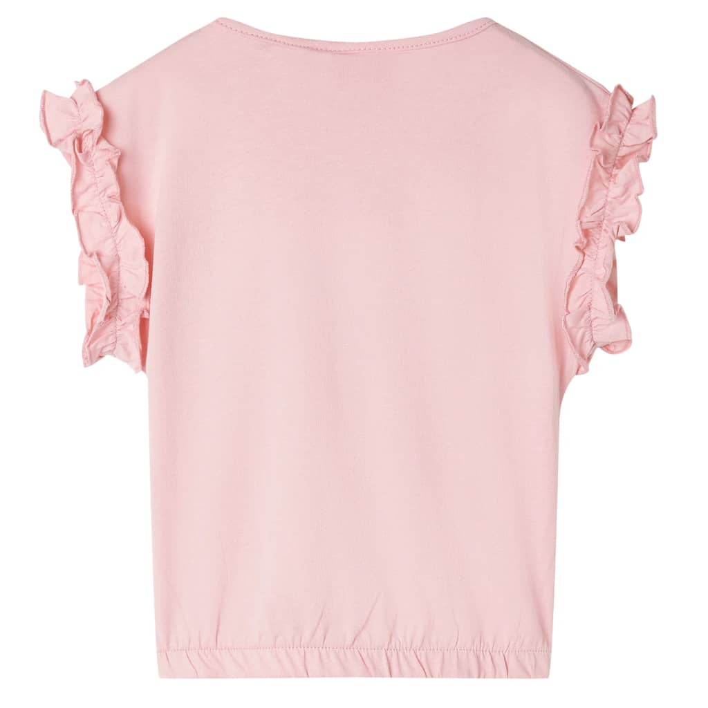 Vidaxl kindershirt 92 lichtroze