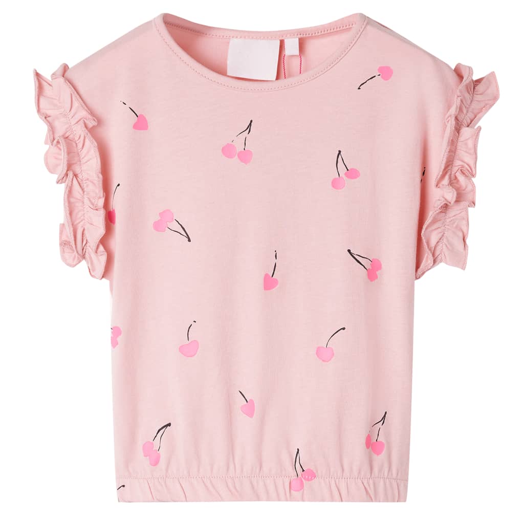 Vidaxl kindershirt 104 lichtroze
