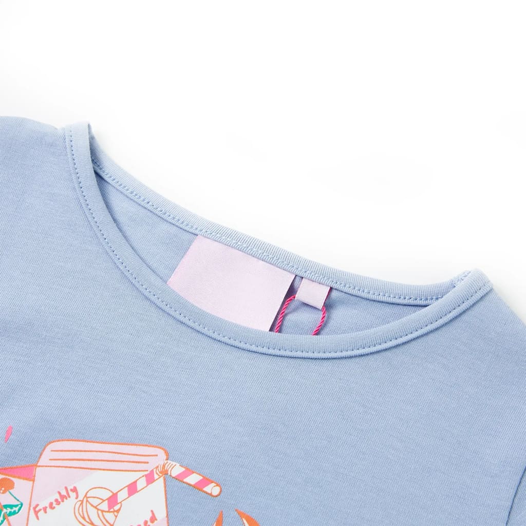 Vidaxl kindershirt 116 blauw