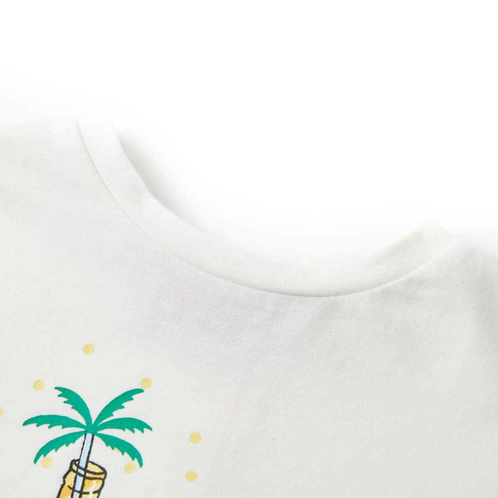 Vidaxl kindershirt 104 ecru