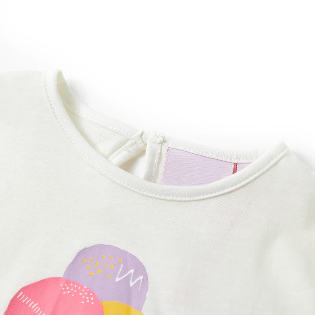 Vidaxl kindershirt 104 ecru
