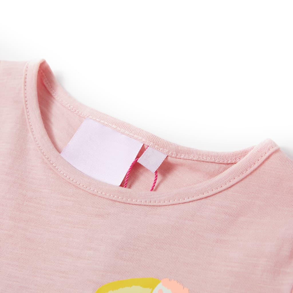 Vidaxl kindershirt 140 lichtroze