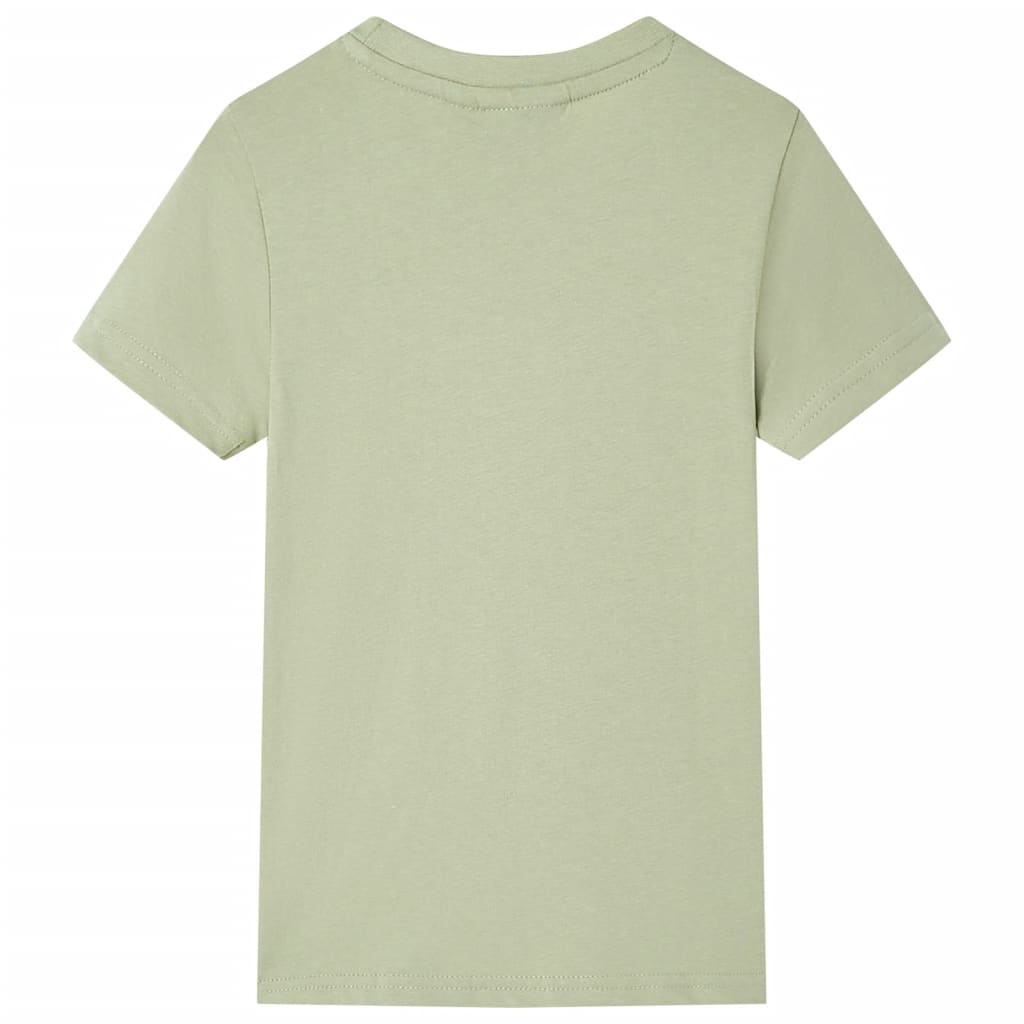 VidaXL Kindershirt met korte mouwen 128 lichtkakikleurig