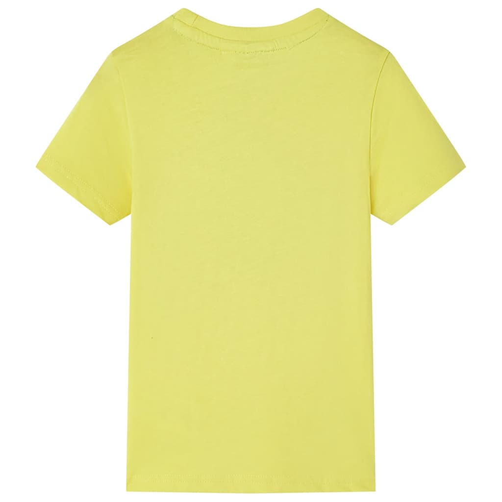 Vidaxl kindershirt met korte mouwen 92 geel