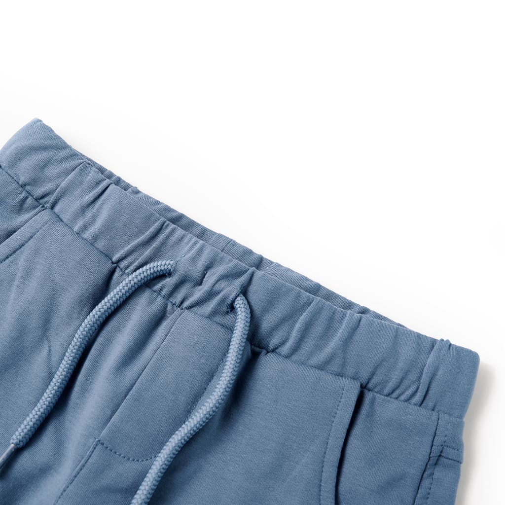 Vidaxl kindershorts met trekkoord 104 donkerblauw