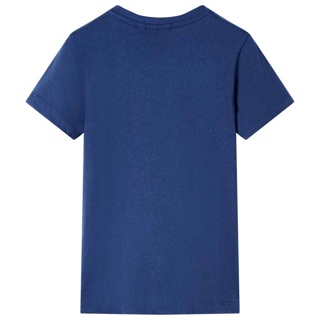 Vidaxl kindershirt 92 donkerblauw